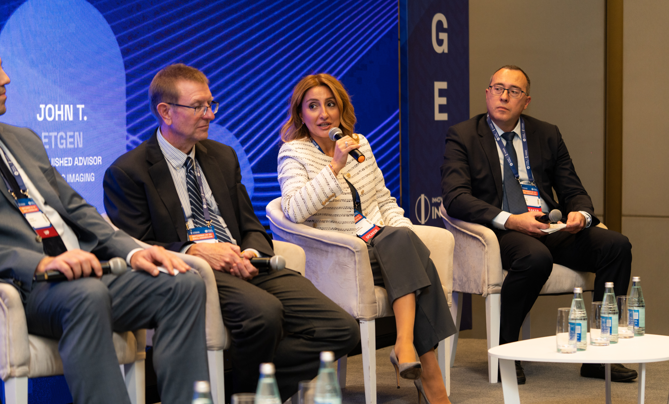GL Group-un İnsan Resursları üzrə Baş Direktoru Fəridə Ağayeva INMerge Innovation Summit 2025 tədbirində spiker qismində çıxış edib