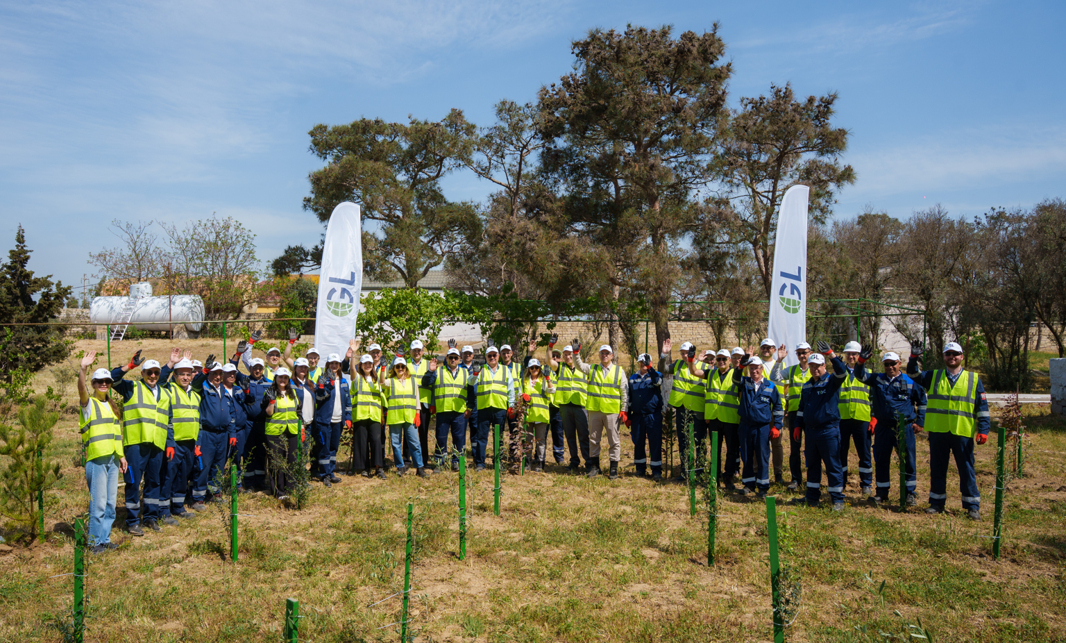 Supporting a greener future: GL Group organizes tree planting initiative at Taghiyev Operating Company