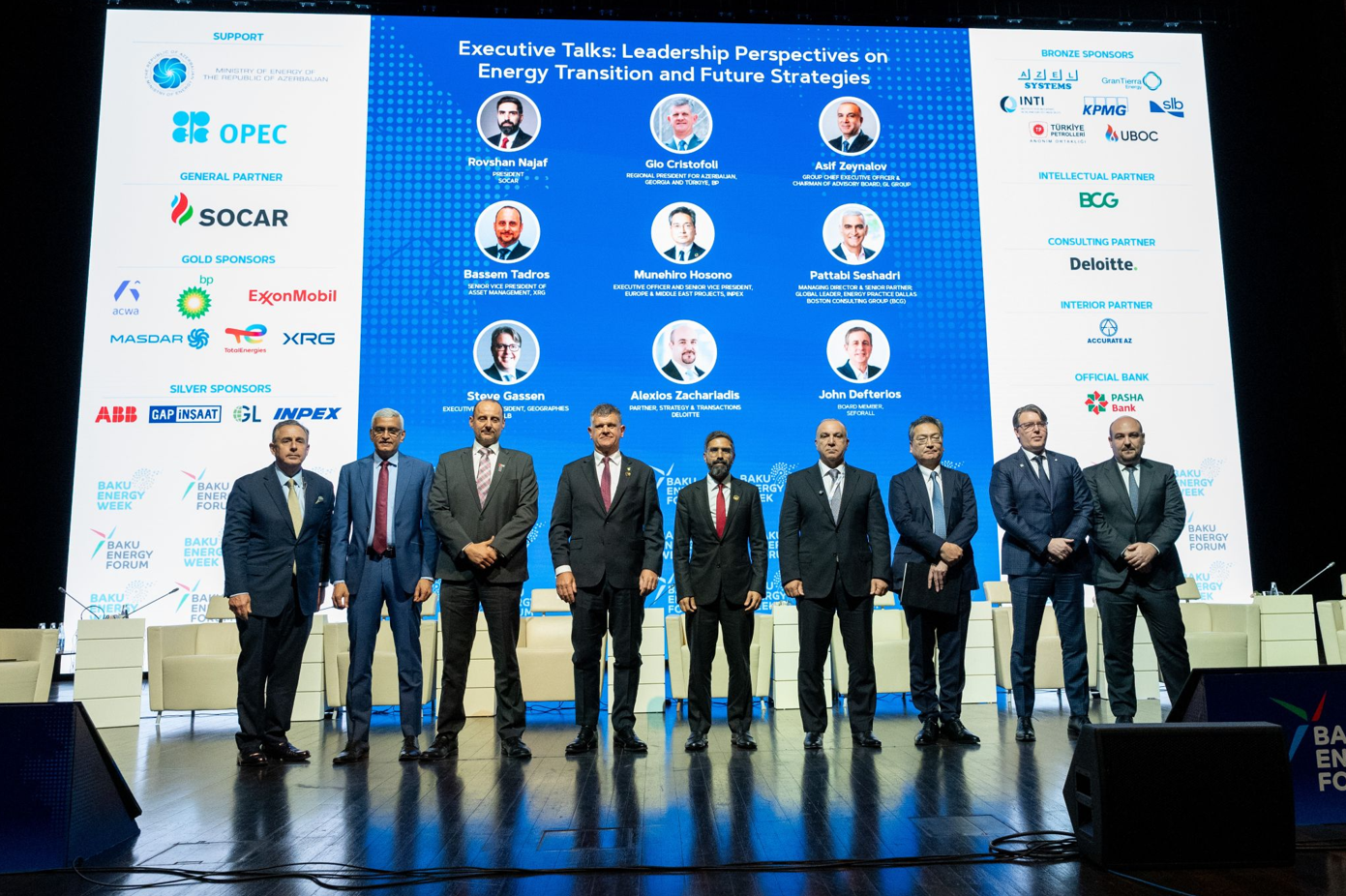 GL Group CEO Asif Zeynalov speaks at the 31st Baku Energy Forum