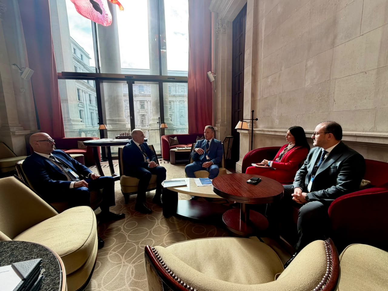 GL Group CEO and Chairman of the Advisory Board meets with NESR Chairman and CEO on the sidelines of Energy Intelligence Forum 2026