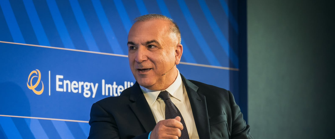 Asif Zeynalov, GL Group CEO and Chairman of the Advisory Board, speaks at Energy Intelligence Forum 2026
